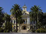 Fachada del Ayuntamiento de Málaga.