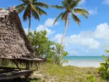 Kiribati, la república insular situada en mitad del Pacífico.