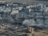 Vista general de la ciudad de Avdiivka, ubicada en la regi&oacute;n de Donetsk y destruida por Rusia, a 15 de febrero de 2024.