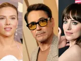 Scarlett Johansson, Robert Downey Jr. y Dakota Johnson
