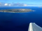 Vista aérea de la Isla de Nauru.