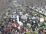 Manifestación de tractores en Madrid. Agricultura. Comisión Europea.