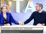 Ana Rosa Quintana con Máximo Huerta en 'Tardear'