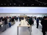 El stand de Huawei en Mobile World Congress.