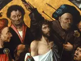 'Tríptico de la Pasión o de los improperios: Coronación de espinas' (detalle) - Jheronimus van Aken, el Bosco.