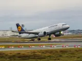 Airbus A320neo de Lufthansa, con motor de Pratt & Whitney.