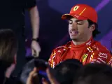 Carlos Sainz en el Gran Premio de Bahréin.