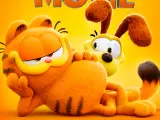 Detalle de uno de los posters de 'Garfield: La película'