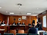 Juicio contra el acusado de abusar de su hija en la Audiencia Provincial de Cantabria.