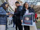 Alrededor de dos centenares de voluntarios han continuado este sábado la búsqueda del joven Javier Márquez, desaparecido en Logroño en la madrugada del pasado 3 de marzo.