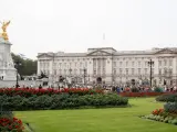 Exteriores del Palacio de Buckingham.