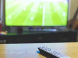 Fútbol en televisión.