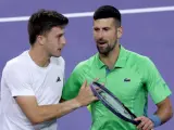 Nardi y Djokovic.