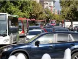 Tráfico en Logroño, la ciudad de donde parte la denuncia por no crear una ZBE que verá el 19 de marzo la comisión de Peticiones del Parlamento Europeo.