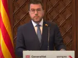 El president de la Generalitat catalana, Pere Aragonès.