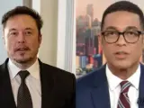 Elon Musk y Don Lemon, expresentador de CNN.