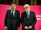 El jefe del Consell y el líder de la patronal catalana, este miércoles en Barcelona.