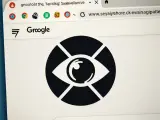 Símbolo ojo de Google Chrome.