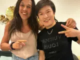 Las luchadoras Joanna Jedrzejczyk y Weili Zhang