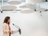 La presidenta de la Comunidad de Madrid, Isabel Díaz Ayuso, en una imagen de este lunes.