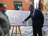 El alcalde, José Luis Sanz, presenta proyecto reurbanización de la calle Zaragoza