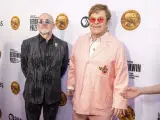 Elton John y su letrista, Bernie Taupin.