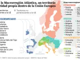 Así es la Macrorregión Atlántica que agrupa parte de España, Portugal, Francia e Irlanda