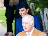 El rey Carlos III de Inglaterra y la Princesa de Gales, Kate Middleton.