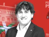 El candidato del PSOE a las elecciones del Pa&iacute;s Vasco, Eneko Andueza.