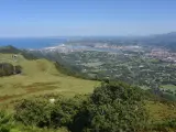 vistas desde la cima del monte Jaizkibel, País Vasco.