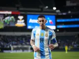 Ángel Di María con la selección argentina.