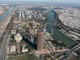 Vista aérea del Parque Científico y Tecnológico Cartuja, de Sevilla