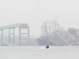 El buque Dali chocó este martes contra el puente Francis Scott Key de Baltimore. ourke)