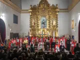 Acto de Viernes Santo en el Monasterio de Santa Úrsula de Alcalá de Henares.