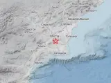 Murcia registra un terremoto de 2,5 grados.