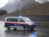 Furgón de la policía de Austria en una foto de archivo.