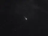 Captura de un vídeo difundido por el CSIC de un posible misil balístico sobrevolando el este de España.