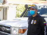 Un agente de la policía de Venezuela.