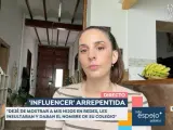 La 'influencer' Sara Inisterra habla con 'Espejo Público'.