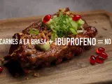 Una carne a la brasa puede resultar muy apetitosa, pero ¿saben que no deberían mezclarla con ibuprofeno? Una campaña del Colegio de Farmacéuticos de A Coruña pone el foco en la interacción entre medicamentos y alimentos.