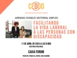 Jornada CEDDD 'FACILITANDO EL ACCESO A LA VIDA LABORAL DE LAS PERSONAS CON DISCAPACIDAD' en Madrid