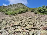 Ladera de El Gasco, donde el impacto de un meteorito contra las montañas hurdanas hace entre 1 y 2 millones de años creo un cráter de unos 50 metros.