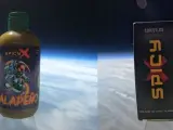 Botes de salsa en el espacio.