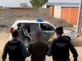 La Guardia Civil, en la operación que se ha saldado con tres detenidos en Toledo.