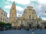 La zona de la Catedral, en el centro de Murcia, es una de las más caras para comprar un piso.