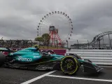 Fernando Alonso durante el Gran Premio de Japón 2024