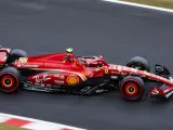 Carlos Sainz durante el Gran Premio de Japón 2024