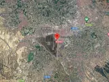 Imagen vía satélite de la base aérea de Armilla, en Granada.