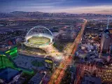 El futuro estadio del Oakland Athletics