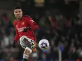 Casemiro, en el último partido con el Manchester United.